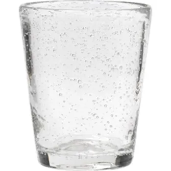 Sklenice Broste, Elegantní sklenice na vodu BUBBLE 220ml | průhledná