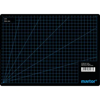 MARTOR řezací podložka plast (d x š x v) 320 x 230 x 3 mm černá 1 ks