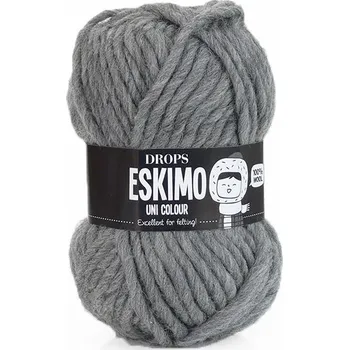 Příze Příze DROPS Snow uni color 46 - šedá