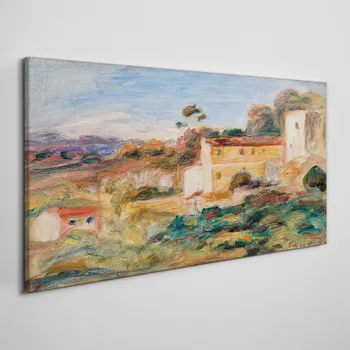 Obraz Coloray Obraz na plátně Abstrakce vesnických domů 100x50 cm och-895048