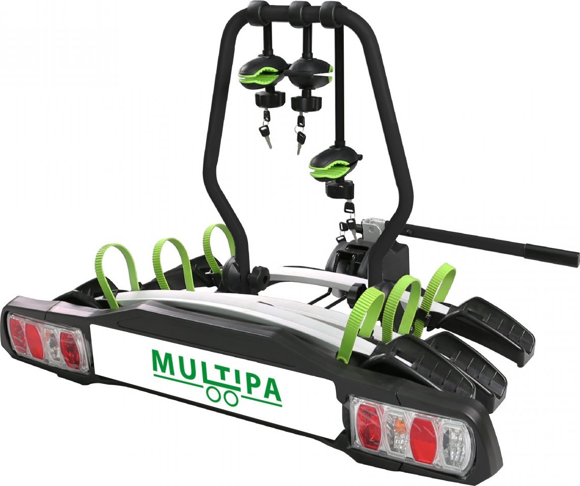 Nosič kol na tažné zařízení sklopný pro 3 kola NEW, MULTIPA