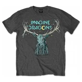 Pánské tričko Merch Imagine Dragons: Tričko Elk In Stars L