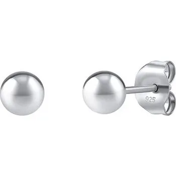 Náušnice Celostříbrné náušnice pecky - kuličky 6 mm JJJ101E6