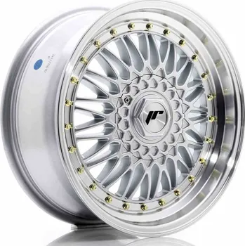 Alu kolo JR Wheels JR9 17x7,5 ET20 4x100/108 Silver w/Machined Lip