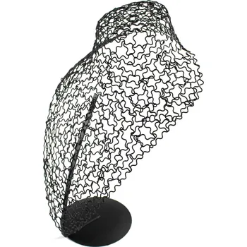 Šperkovnice Dekolt na šperky kovový 28cm černý (DK2B)