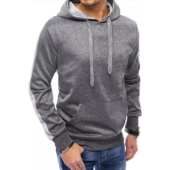 Pánská mikina Pánská mikina s kapucí šedá Dstreet BX5122 XXL