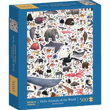 Puzzle Chronicle Books Puzzle Ahoj zvířata světa 500 dílků