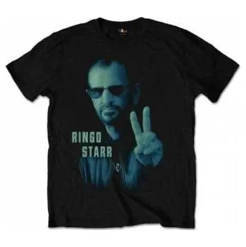 Pánská móda Merch Ringo Starr: Tričko Colour Peace XXL