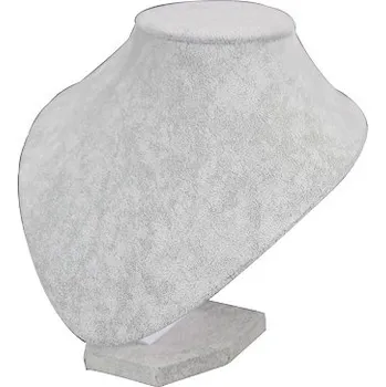 Šperkovnice Stojan, stojánek, dekolt na šperky výška 18cm samet (A15SM)