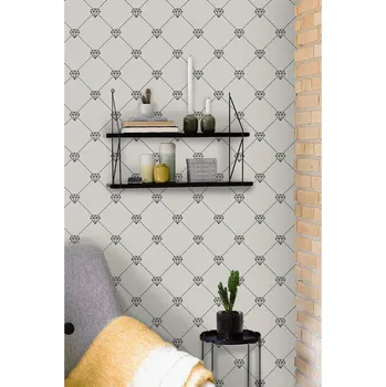 Tapeta Coloray Fototapeta Skici černých diamantů Samolepící Fototapeta Vliesová 250 x 250 cm coloraydecor-f-as-63125734