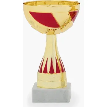 Cinkili Pohár C23070 zlatý/červený Označení: E, Výška: 11 cm, Průměr: 70 mm
