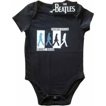 Chlapecké tričko Merch The Beatles: Dětské Body Abbey Road Colours Crossing 18 měsíců