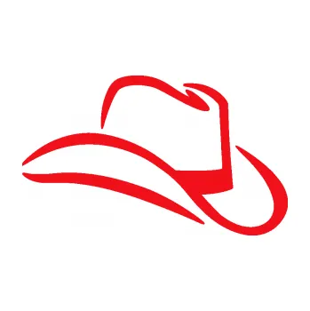 Samolepící dekorace SAMOLEPKA Klobouk 002 pravá (10 - červená) NA AUTO, NÁLEPKA, FÓLIE, POLEP, TUNING, VLASTNÍ TEXT, TISK, AUTOSAMOLEPKY.cz, POLEPY, OBRÁZEK, LOGO, SAMOLEPKY