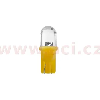 Autožárovka LED dioda 12V 5W blistr oranžová (patice w2,1x9,5d/ T10) (sada 2 ks), 9900334