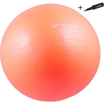 Gymnastický míč Gymnastický míč Sportago Anti-Burst 85 cm, včetně pumpičky - oranžová