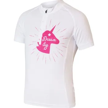 cyklistický dres SENSOR COOLMAX ENTRY DĚTSKÝ DRES KR.RUKÁV SNOW WHITE UNICORN Velikost: 150