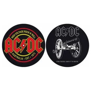 Hi-Fi komponenty Merch AC/DC: Slipmat Set For Those About To Rock/high Voltage 2017