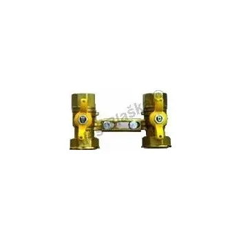 Ventil Souprava (šroubení) k plynoměru s kulovými kohouty - 1"x5/4"x250 368