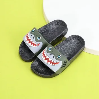 Dětská sportovní obuv Čína Dětské pantofle Žralok Barva: žralok, zelená, Velikost: 28-29 (17,5 cm)
