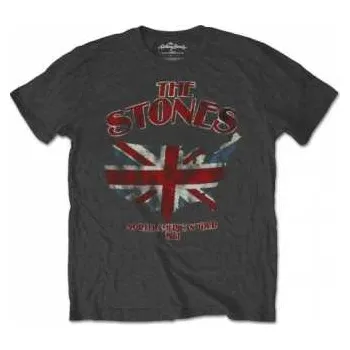 Pánské tričko Merch The Rolling Stones: Tričko Union Jack Us Map M 2022