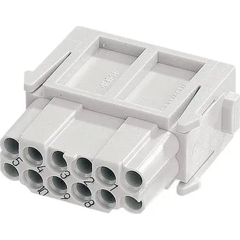 Síťový konektor HARTING 09140123101 konektorová vložka, zásuvka Han® DD-Modul 12 plus PE krimpované 1 ks Piece