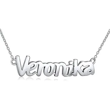 Řetízek SILVEGO Stříbrný řetízek se jménem VERONIKA JJJ1862-VER Stříbrná 45 cm