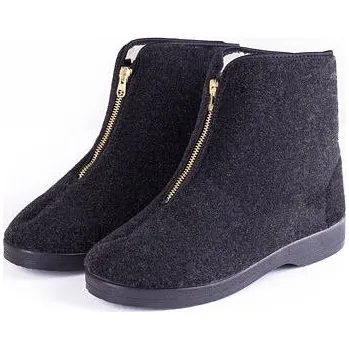 Pánská zimní obuv Vlnka Pánské důchodky z ovčí vlny na zip černá velikost obuv dospělí 42