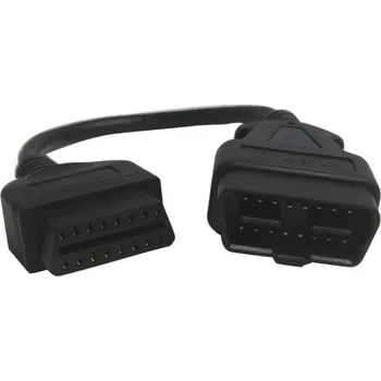 Autodiagnostika kabel OBD2 OBDII OBD prodlužovačka prodlužka 30 cm osobní i nákladní 12-24V OBDPR30N - D7