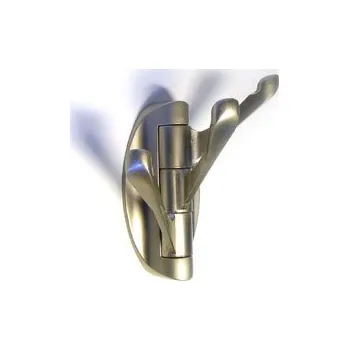 Věšák Trojháček IVO sklopný - NIKL BROUŠENÝ, IVO sklop.trojvěšák Ni ma