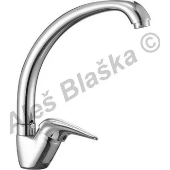 Vodovodní baterie UNIVERSAL GU 4120 páková stojánková dřezová s otočným ramínkem (vodovodní baterie) - CHROM GU4120