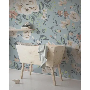 Tapeta Coloray Fototapeta Svižné ráno mezi květinami Samolepící Fototapeta Vliesová 250 x 250 cm coloraydecor-f-ss-122086858-modyfikacja