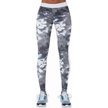 Dámské legíny Glara Funkční sportovní legíny síťované vsádky na nohavicích 675044