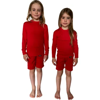 SPORT NANO triko dlouhý rukáv .dětské .110 .červená