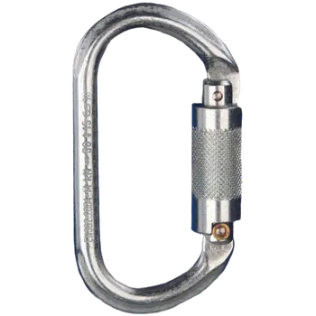 Jištění FALL SAFE Karabina FS 33500 oválná, ocelová, twist lock pojistka 0808002499999