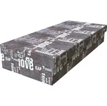 Válenda Words hnědá lamelová s HR matrací