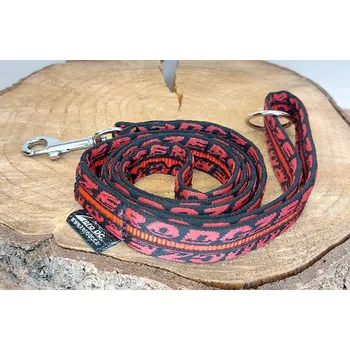 Vodítko pro psa Vodítko jednobarevné ROYAL (COLOR 1,2m, červená)