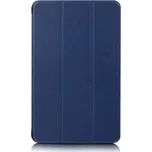 2v1 Smart flip cover + zadní plastový ochranný kryt pro Lenovo TAB P11 Pro - tmavě modrý