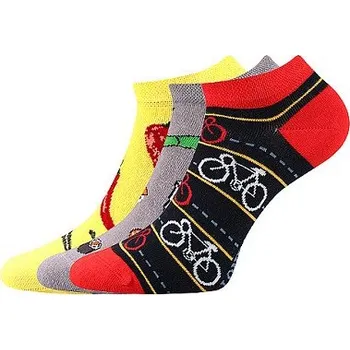 Pánské ponožky Ponožky Lonka DEDON - balení 3 různé páry mix C 43-46 (29-31)