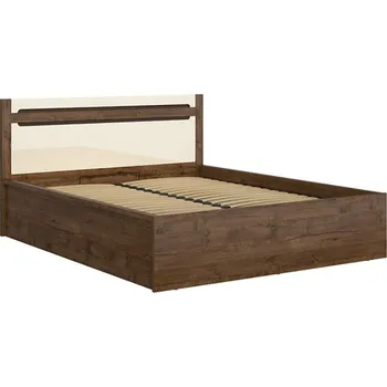 Postel RUSO postel LOZ/160/B, dub april/perleťový lesk