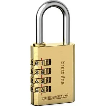 Visací zámek Kódový visací zámek z mosazi 40mm