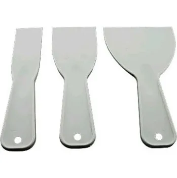 Sada nářadí Enco 855/6 - Stěrka, špachtle plastová šíře 100mm, pružná s otvorem na zavěšení