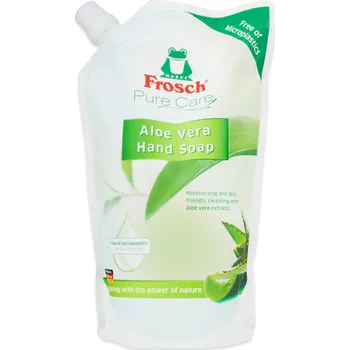 Koupelová kosmetika Mýdlo Frosch tekuté Aloe Vera náplň 500 ml