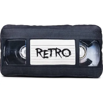 Dekorativní polštářek 3D polštář 45 x 25 cm - VHS kazeta