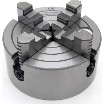 Příslušenstí k soustruhu Nezávislé soustružnické sklíčidlo K72 - 125 mm, 4 čelisti, DIN 6350 (TrueTech)