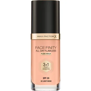 Max Factor Facefinity All Day Flawless 3in1 dlouhotrvající make-up SPF20 30 ml, 32 Light Beige