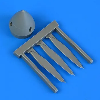 Plastikový model Quickboost 1/48 P-40E Warhawk propellers (HAS)
