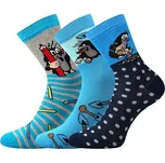 Ponožky Boma - KRTEK - mix 1 po 3 párech nebo s kotvou po 1 páru mix 2 / kluk 25-29 (17-19)