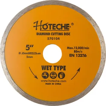 Řezný kotouč Diamantový řezný kotouč 125 mm, WET TYPE - HT570104