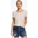 ROXY Triko - Ghost Away Stripe Ivory Cream Nam Nam Stripes (TFM3)