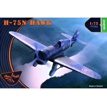 Plastikový model 1/72 H-75N Hawk Starter Kit (4x camo)